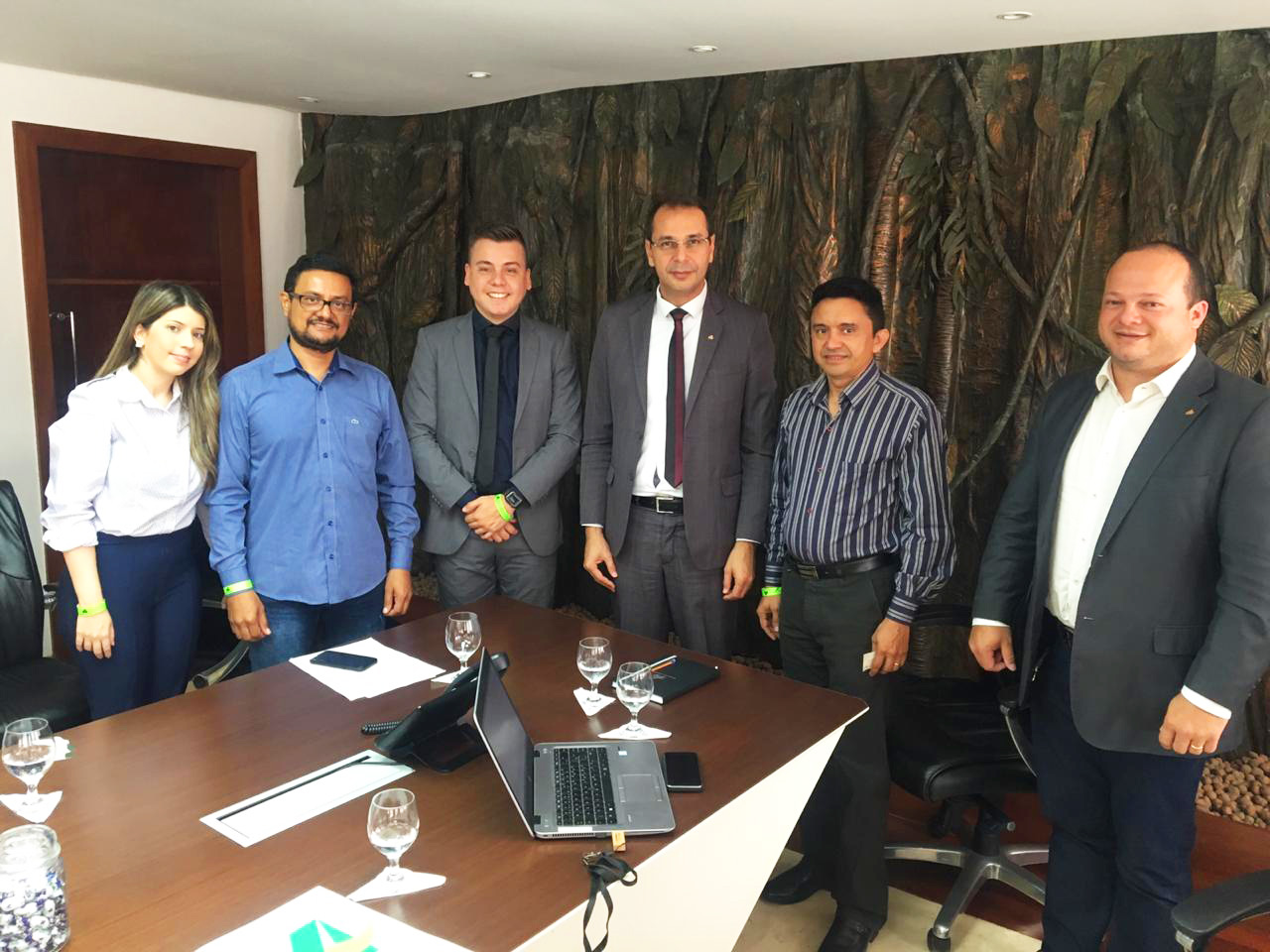 Procurador do Município participa de reunião em Belém PÁ para permanência do Banco da Amazônia em Laranjal do Jari.
